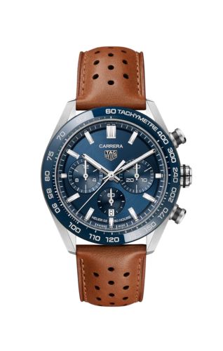 TAG Heuer Carrera Calibre Heuer 02 44 Stainless Steel / Blue